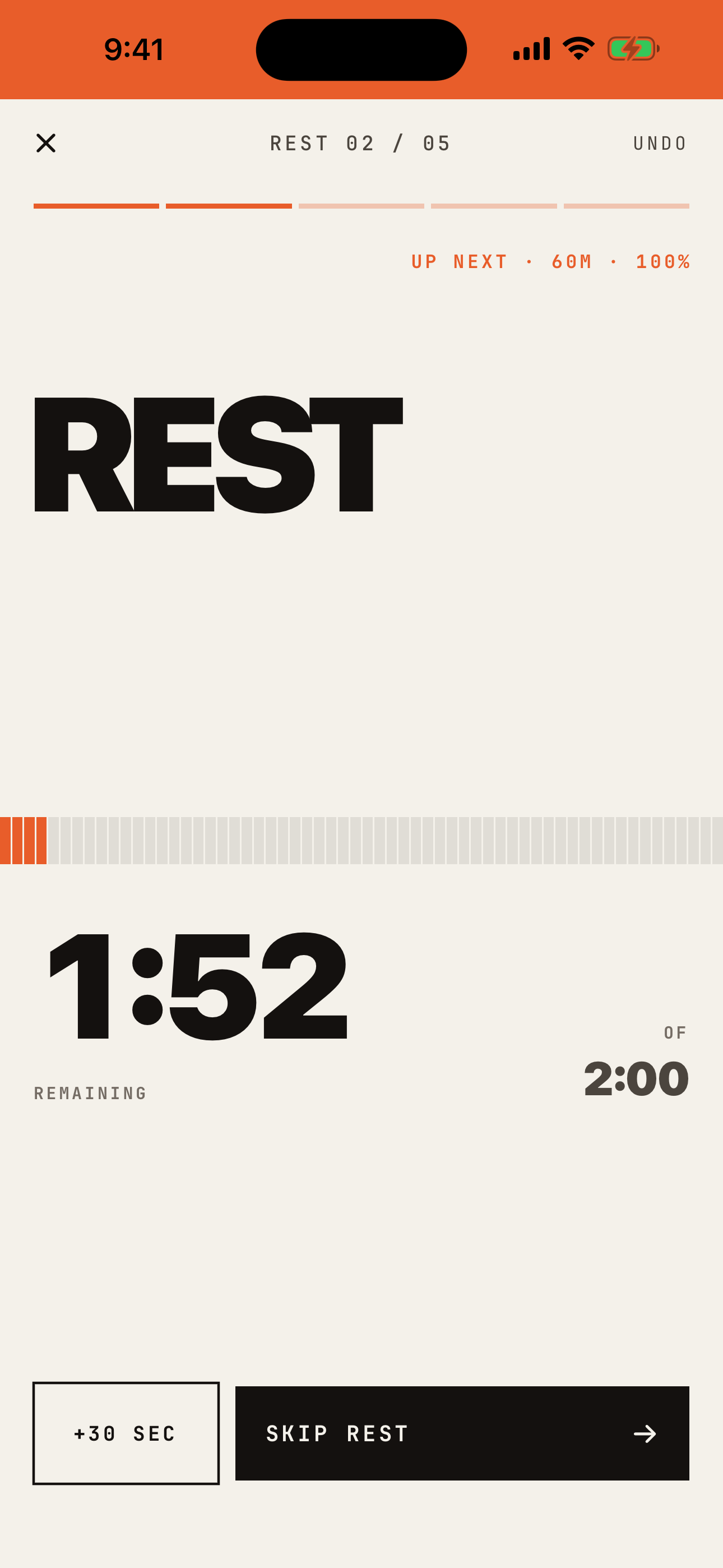 sprntr - rest countdown timer
